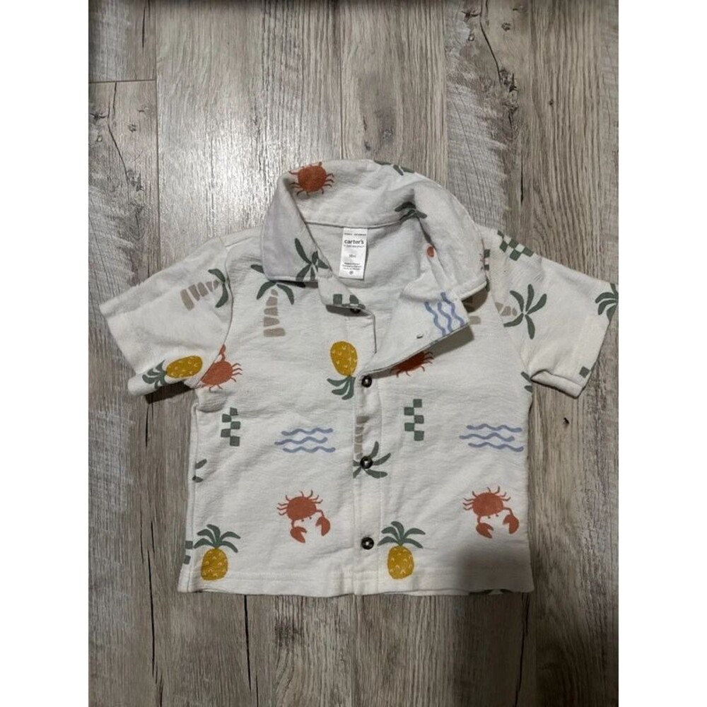 Carter’s Boys Summer Button Up - 18 mo